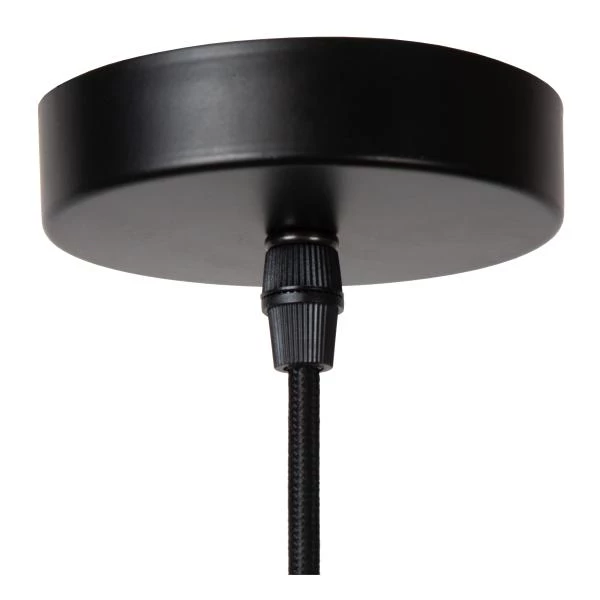 Lucide SPENCER - Hanglamp - Ø 30 cm - 1xE27 - Zwart - detail 3